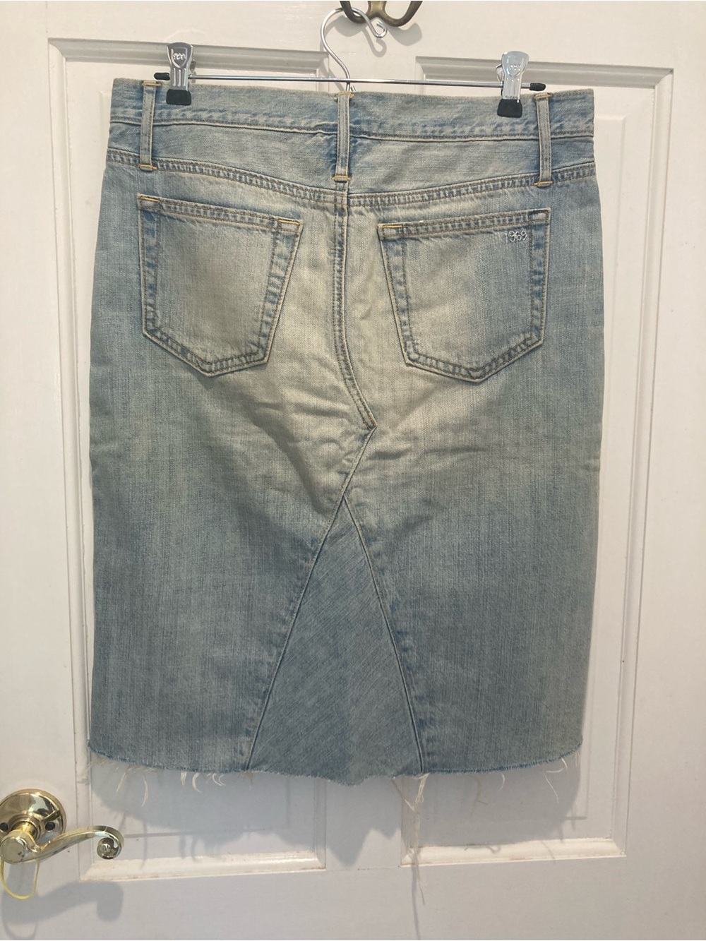 GAP Light Blue Denim Pencil Skirt